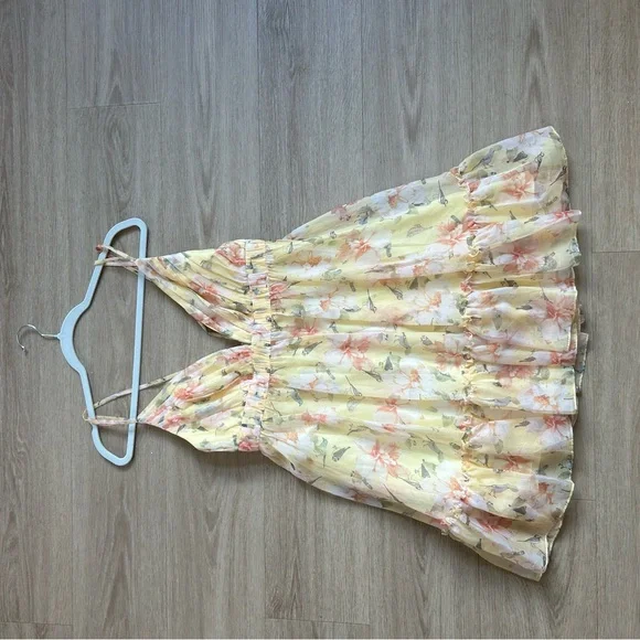 Mac Duggal Empire Waist Ruffled Mini Dress Size 6 NWT - Picture 2 of 8